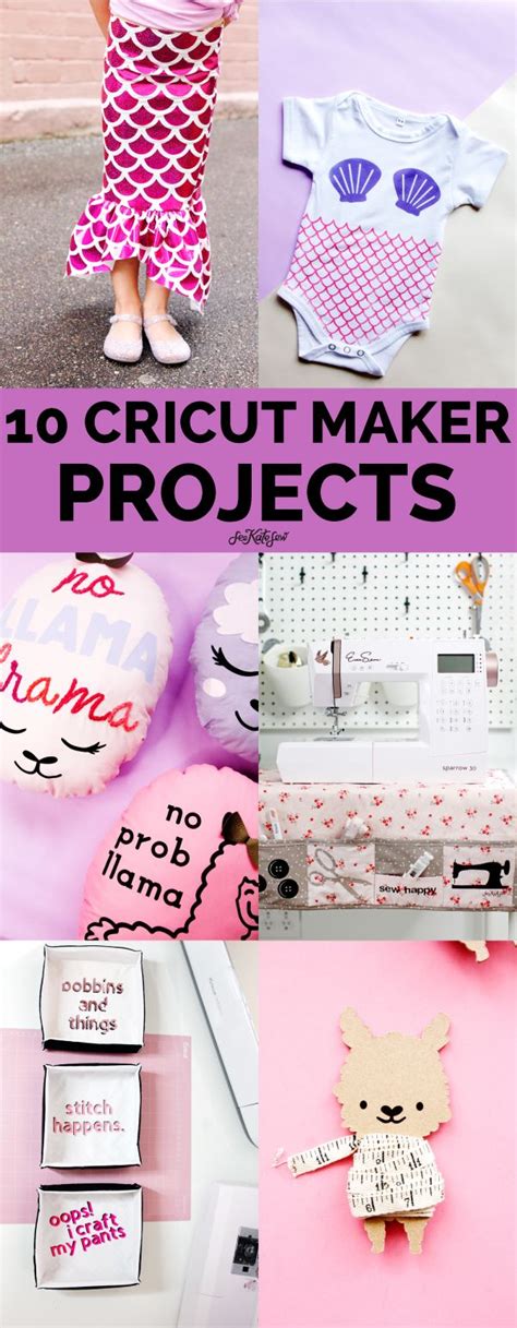Top 10 Cricut Maker Fabric And Sewing Projects See Kate Sew In 2020