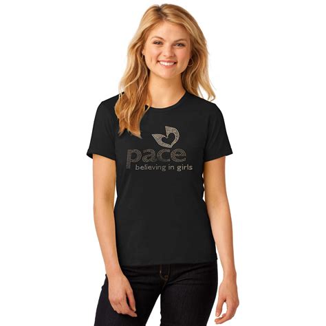 Ladies Custom Rhinestone T Shirt Item A880 Foxyware
