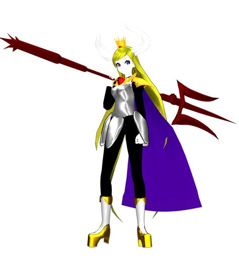 MMD Undertale - Female Human Asgore Dreemurr by DrStinger on DeviantArt