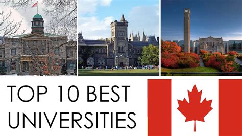 top 10 best universities in canada top 10 des meilleures universitÉs de canada youtube