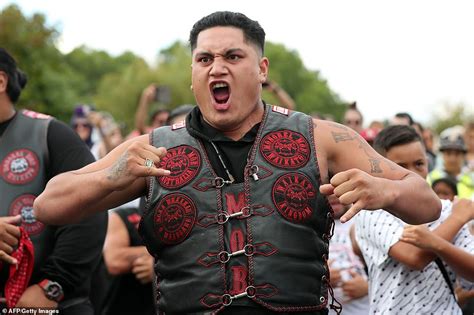 Mongrel Mob Performs Moving Haka Outside New Zealand Mosque Daily