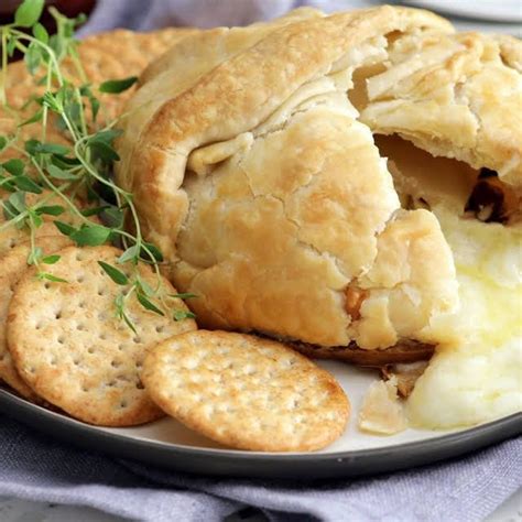 For a nice defined crimped crust, lay the top pastry over the apple filling and press it firmly against the overhang of the. Baked Brie in Pie Crust Recipe | Yummly | Recipe in 2020 ...