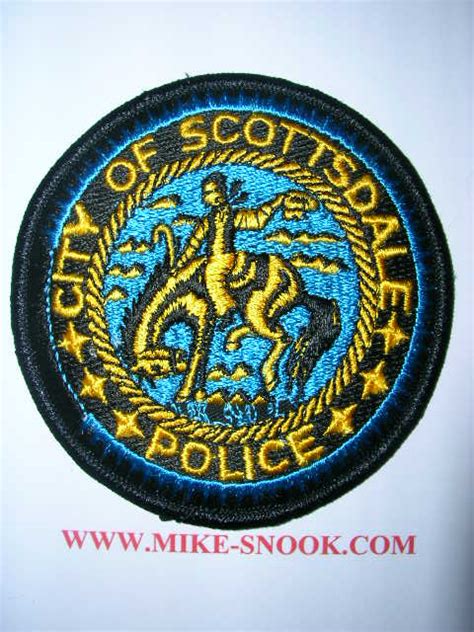 Mike Snooks Police Patch Collection State Of Arizona