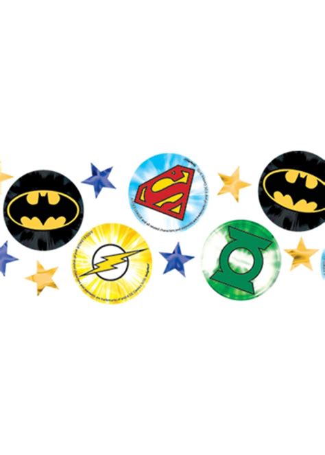 Justice League Superhero Party Confetti