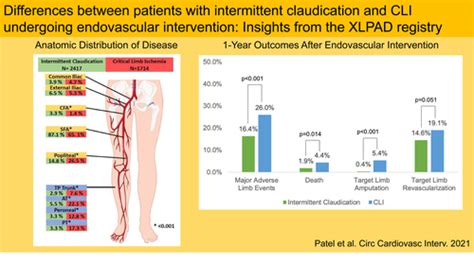 Differences Between Patients With Intermittent Claudication And