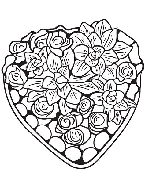 Copy the code we give you below and paste it on your web to publish it. Hearts Coloring Pages for Adults - Best Coloring Pages For ...
