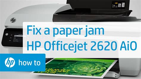 Hp officejet 2622 installieren : Fixing a Paper Jam in the HP Officejet 2620 All-in-One Printer. - YouTube