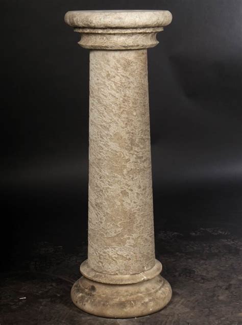 Antique Carved Marble Pedestal New England Garden Company Carving