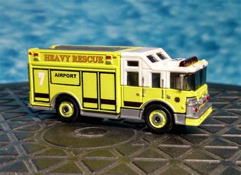 Matchbox Fire Rescue Hazard Squad Firetruck Emergency Unit Custom