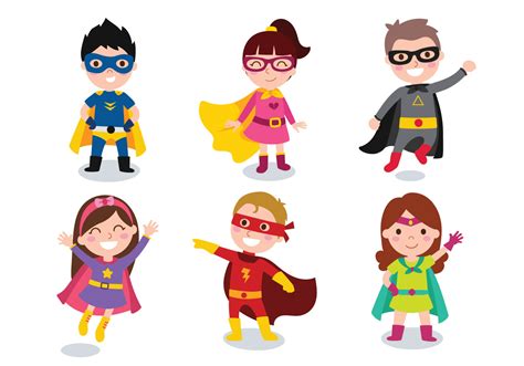 Super Hero Child Vector Art Icons And Graphics For Free Download