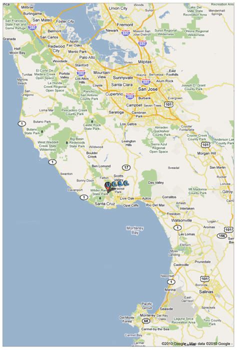 Map Of Santa Cruz Ca Area Oakland Zoning Map