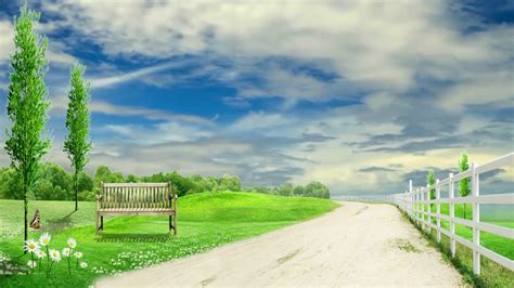 Beautiful 3d Animation With Nature Scenery 3d Background Video