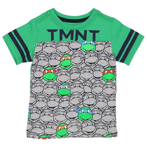 Best Ninja Turtles T Shirts For Boys Black With Grey Piping Simple Home