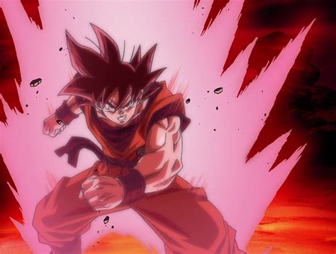 Where goku used kaioken skillfully against nappa, he's forced to almost use it as a proper state while fighting vegeta. File:Goku Kaioken Dragon Ball Kai.jpg - Wikipedia