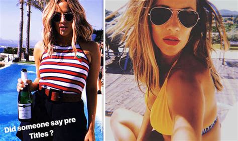 Caroline Flack Shares Bikini Picture In Instagram And Announces Love Island News Celebrity