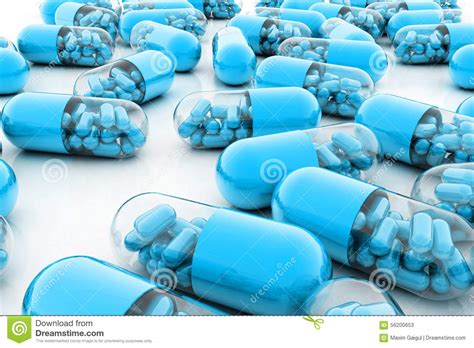 Variety Pills Vitamin Capsules 3d Royalty Free Stock Photo