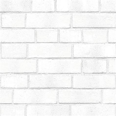 Brick White Textured Self Adhesive Wallpaper Design By