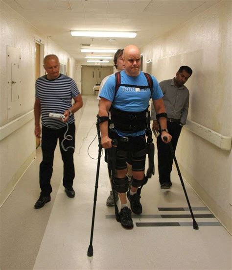Completely Paralyzed Man Now Walks Like Normal With A Roboti