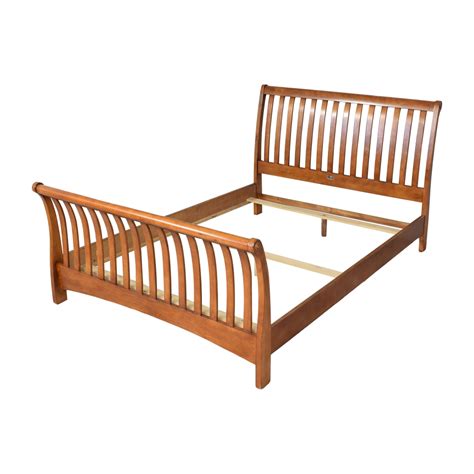 Mission Style Queen Sleigh Bed 78 Off Kaiyo
