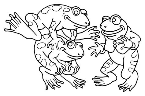 Frog Coloring To Download For Free Frogs Kids Coloring Pages