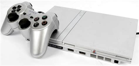 Playstation 2 Console Slim Model Silver Ps2 Retro Console Games