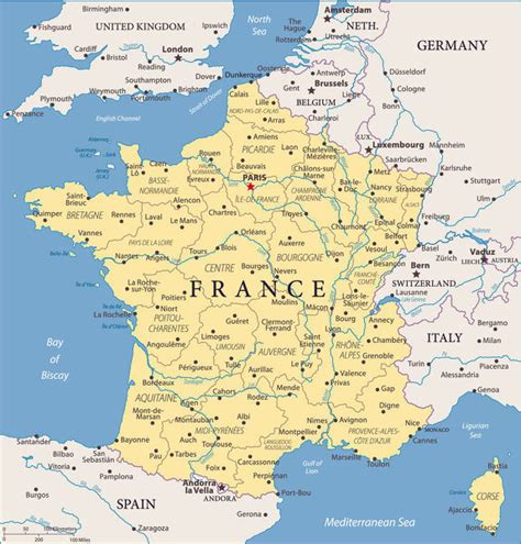 There will also be two individual time trial stages, something that hasn't happened in the tour de france since 2017. Map of France Vector illustration #15116971 Framed Photos ...