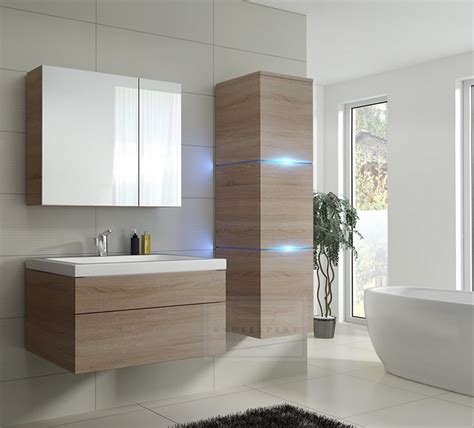 Ein anderes mal reichen ein paar neue aufbewahrungsmöglichkeiten, um dein badezimmer zu verschönern. KAUFEXPERT - Badmöbel-Set Lux 1 NEW Sonoma Eiche Holzoptik ...
