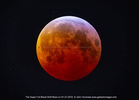 The Super Full Blood Wolf Moon Lunar Eclipse 2019 Galactic Images