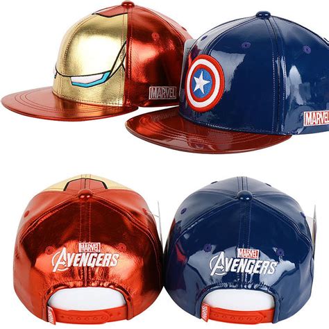Find snapback caps online at hatstore. Mens Womens Kids Marvel Avengers Civil War Ironman Captain ...