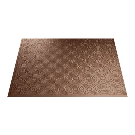 Installing a tile backsplash can add timeless beauty to your home. Thermoplastic backsplash from Lowes | Copper backsplash ...