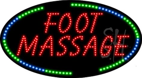 Foot Massage Animated Led Signmassage Led Signs Every Thing Neon