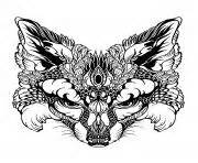 Complex mandala coloring page with horse 1. ADVANCED Coloring Pages Free Printable