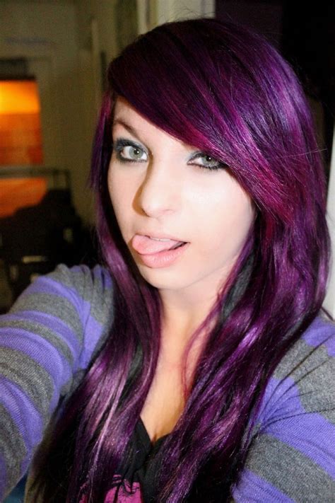 Long Purple Hair Beautifully Unique Rainbow Hair