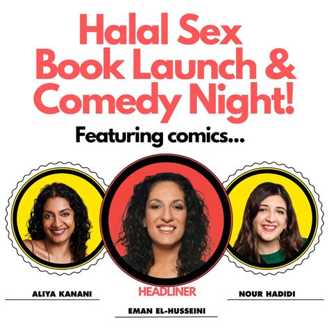 halal sex book launch and comedy night