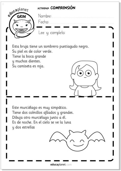 Aunque no lo creas, tu bebé, niño o niña ya puede jugar online. EJERCICIOS COMPRENSIÓN LECTORA NIÑOS GRATIS - Educaplanet ...