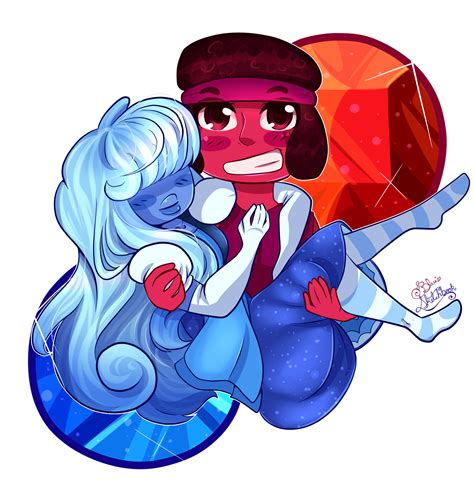 Steven Universe Ruby And Sapphire By Bluessketchbook On Deviantart