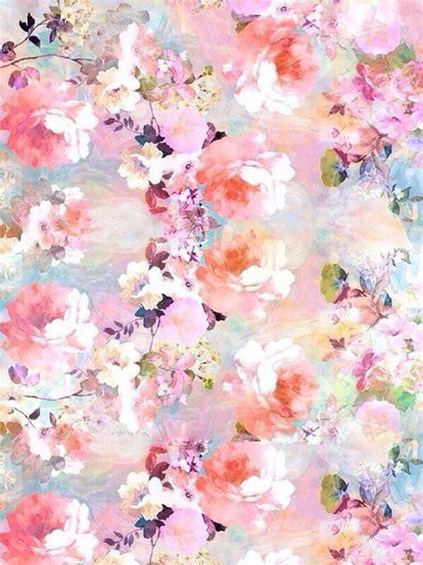 A gorgeous botanical gift for the floral lover in your life. Pastel Floral iPad Mini Resolution 768 x 1024 | Floral ...