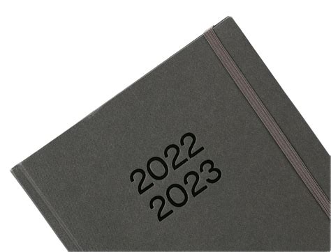 Veckokalender 2022 2023 A5 Grå Clas Ohlson