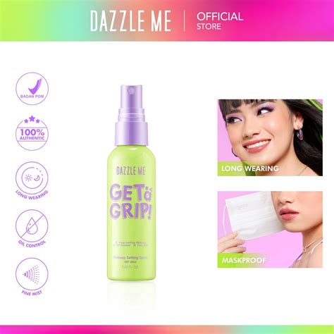Jual Dazzle Me Get A Grip Makeup Setting Spray Shopee Indonesia