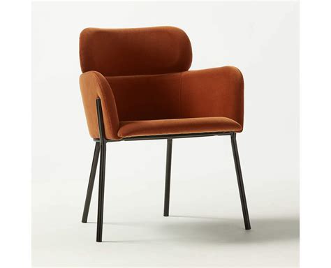 Azalea Brown Chair | CB2 UAE