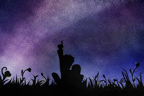 Star Gazing Together By Wolfsmoonrise On Deviantart