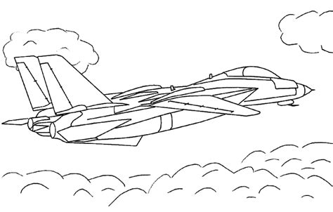 Free coloring pages, coloring book, printable coloring pages. Top Gun F 14 Tomcat Jet Fghter Coloring Page Printable