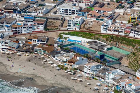 Overflightstock™ Seaside Resorts And Beaches Capital City Lima Peru