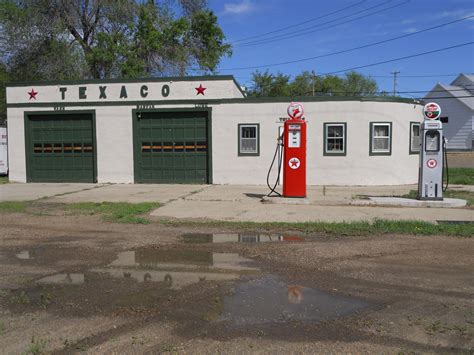 Old Texaco Gas Station In Glendive Montana Taken June 8 2012