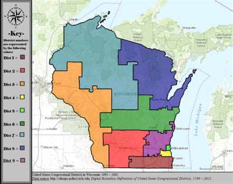 Wisconsins Congressional Districts Wikipedia