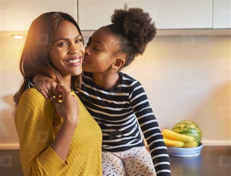 Black Mom And Daughter Loving Each Other Stock Photo 164602