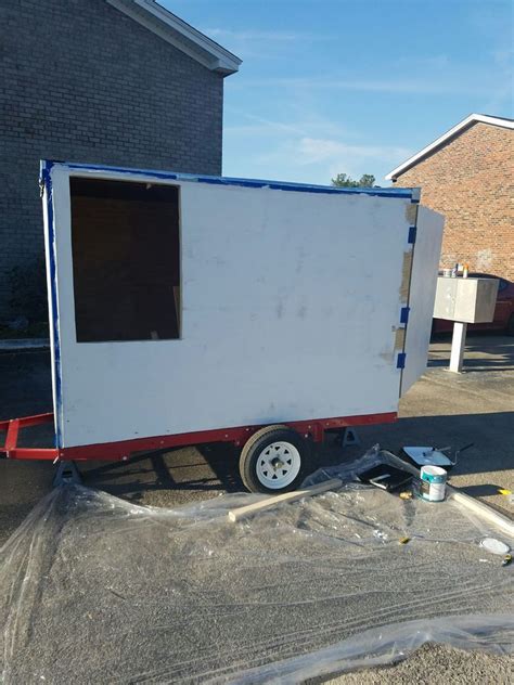 In the mesh pockets, you can keep small necessities within reach and. DIY 4X8 Micro-Tiny House Camper on Harbor Freight Trailer ...