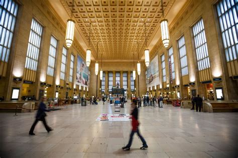 The porch at 30th street station. Outbound Poetry Festival at Philadelphia's 30th Street ...