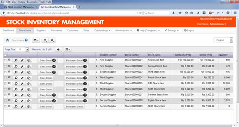 Let's take a look at a simple example. Stock Inventory Management download | SourceForge.net