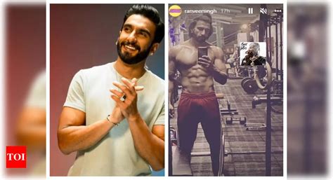 Ranveer Singh Flaunts His Chiseled Abs And It S Too Hard To Miss Hindi Movie News Times Of India